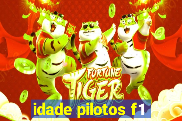 idade pilotos f1