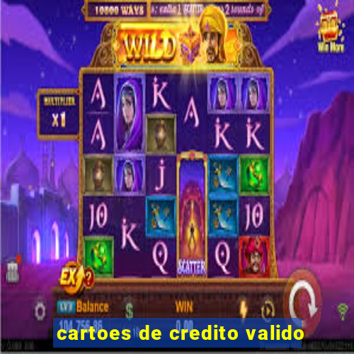 cartoes de credito valido