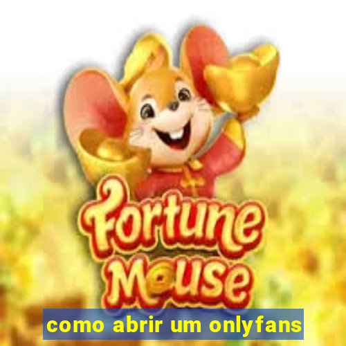 como abrir um onlyfans