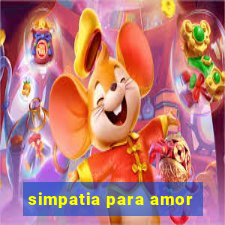 simpatia para amor