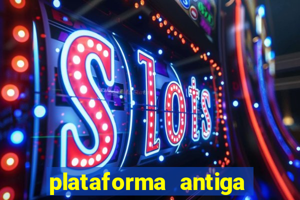 plataforma antiga de jogos